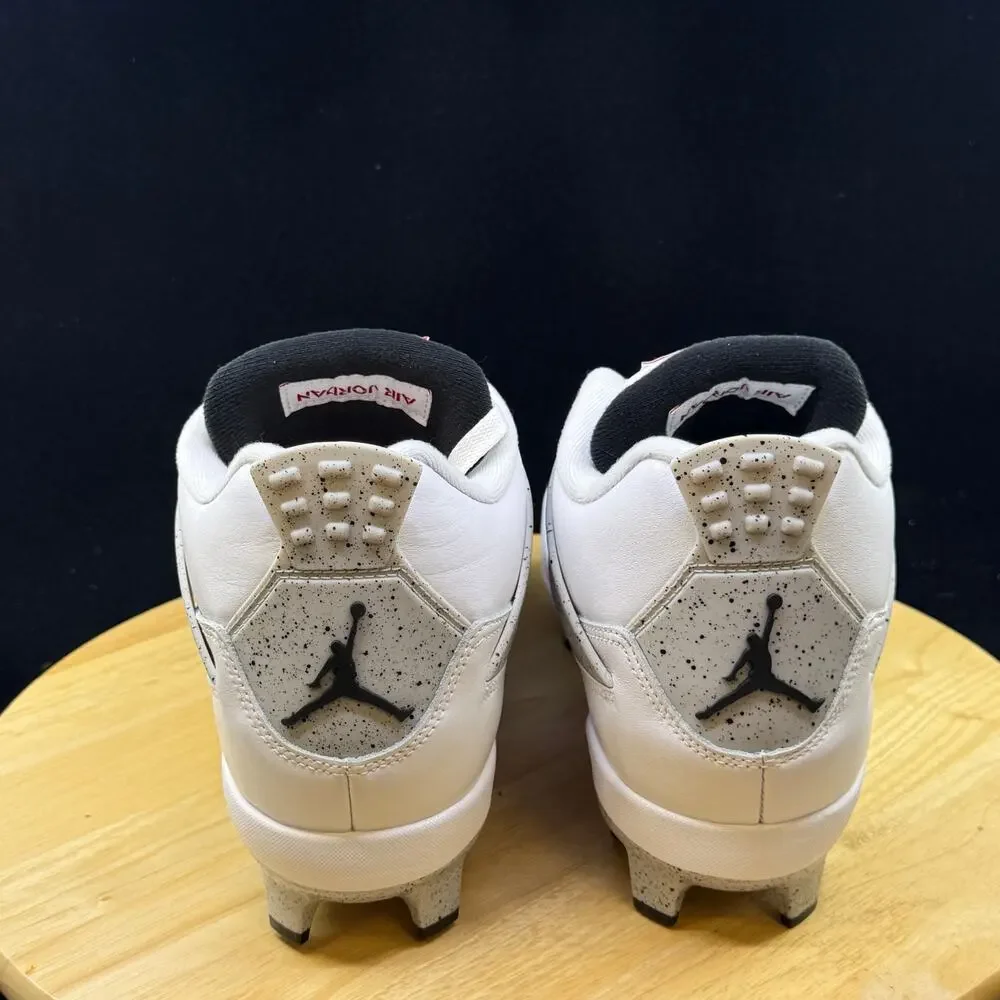 Nike Men's Air Jordan 4 Retro MCS Baseball Cleats - HQ0209 106- New - Size 10